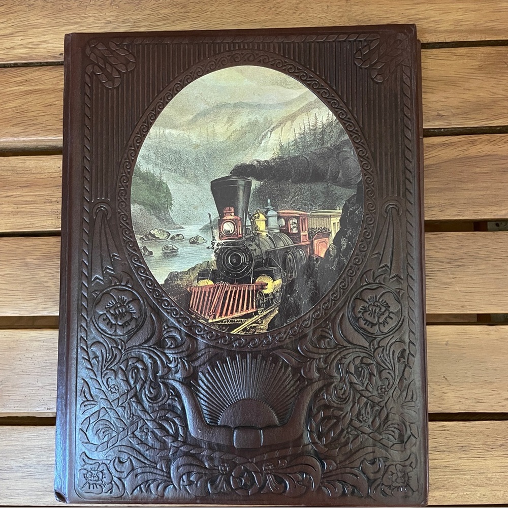 Vtg 1981 Time-Life Book The Old West The Railroaders Leatherette Hardcover Book
